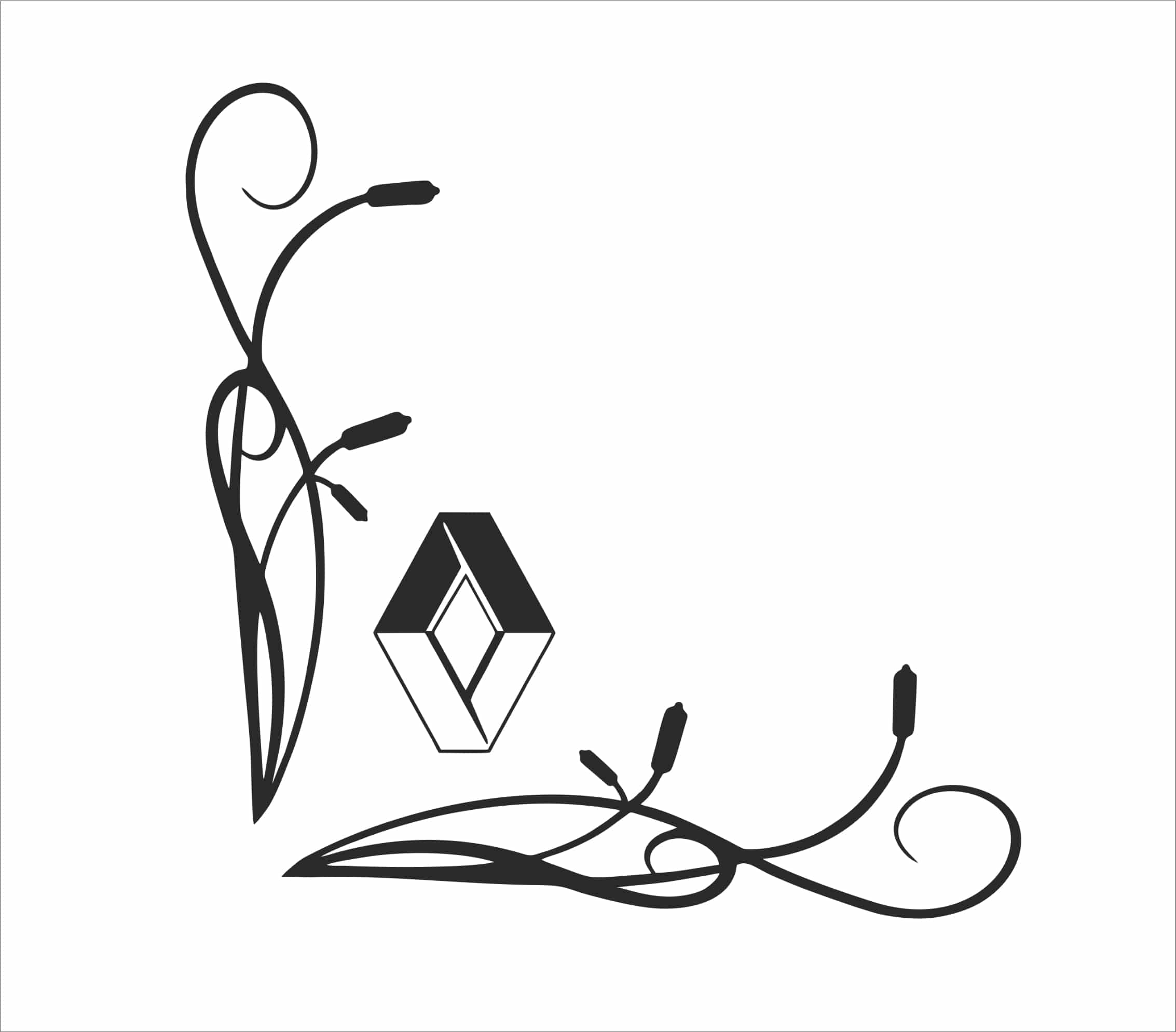Renault Side window truck stickers