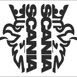 Scania Half griffin sticker