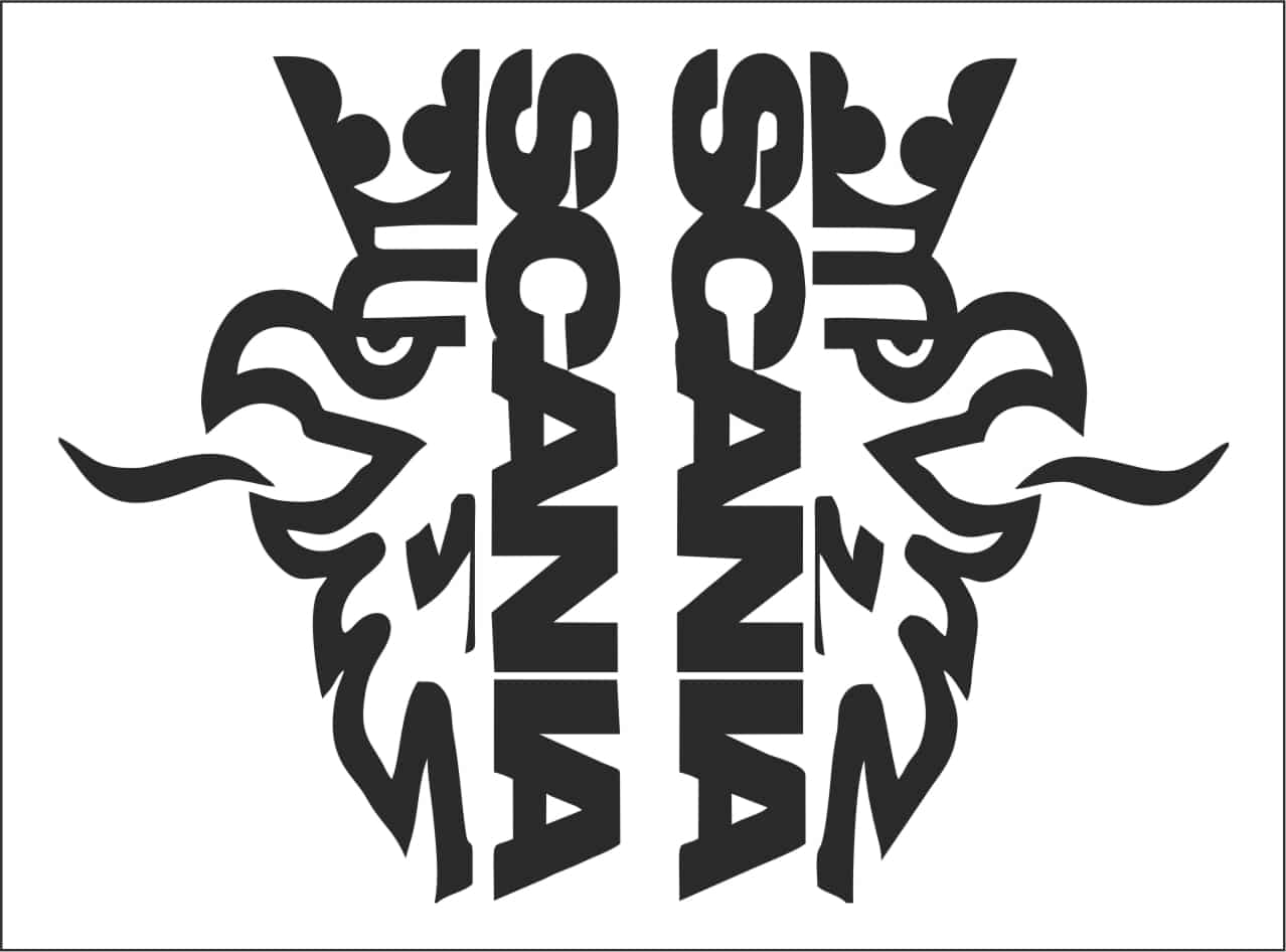 Half griffin scania bodywork sticker