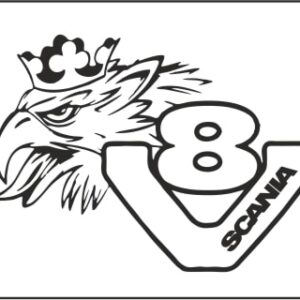 Scania V8 Logo