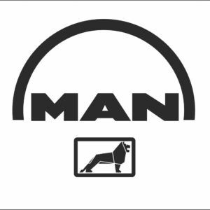 Man truck Lorry logo sticker