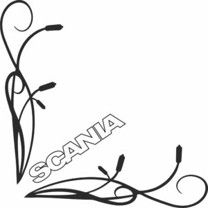 Scania side window truck stickers