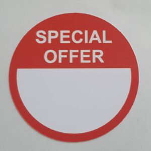 Special Offer Stickers