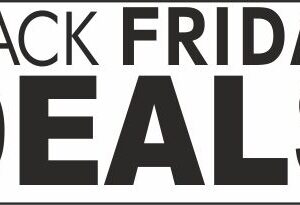 BLACK FRIDAY DEALS shop window sticker POS retail display