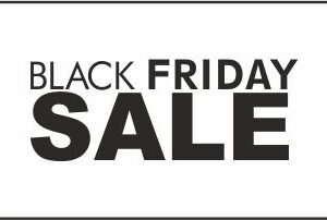 Black Friday Sale shop window sticker