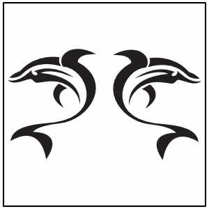 Dolphin Vinyl Decal Sticker